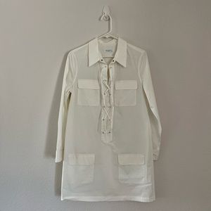 White Equipment Linen Dress